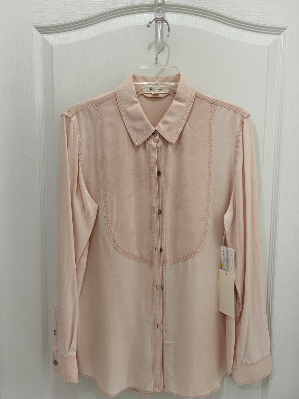 Vince Camuto Blush Pink Button-Front Shirt